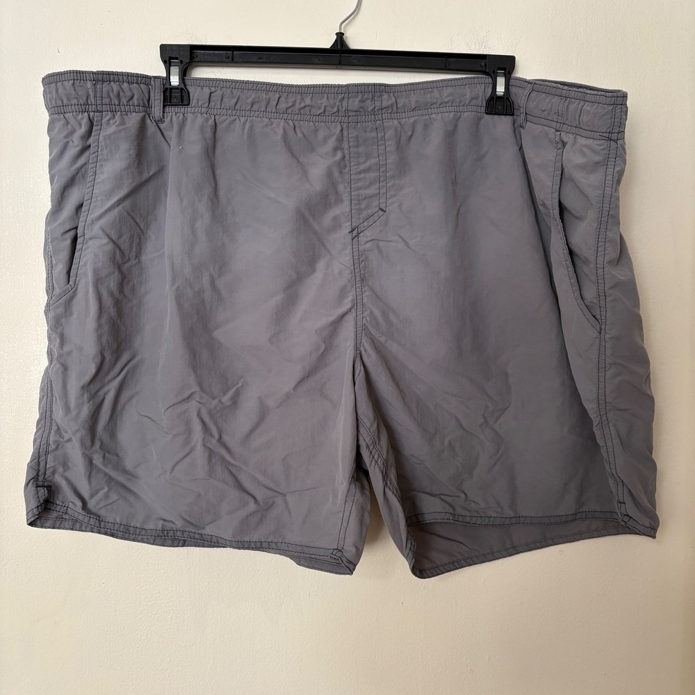 AFTCO Mens 2XL Fishing Swim Shorts Gray Quick Dry Performance Outdoor Beach